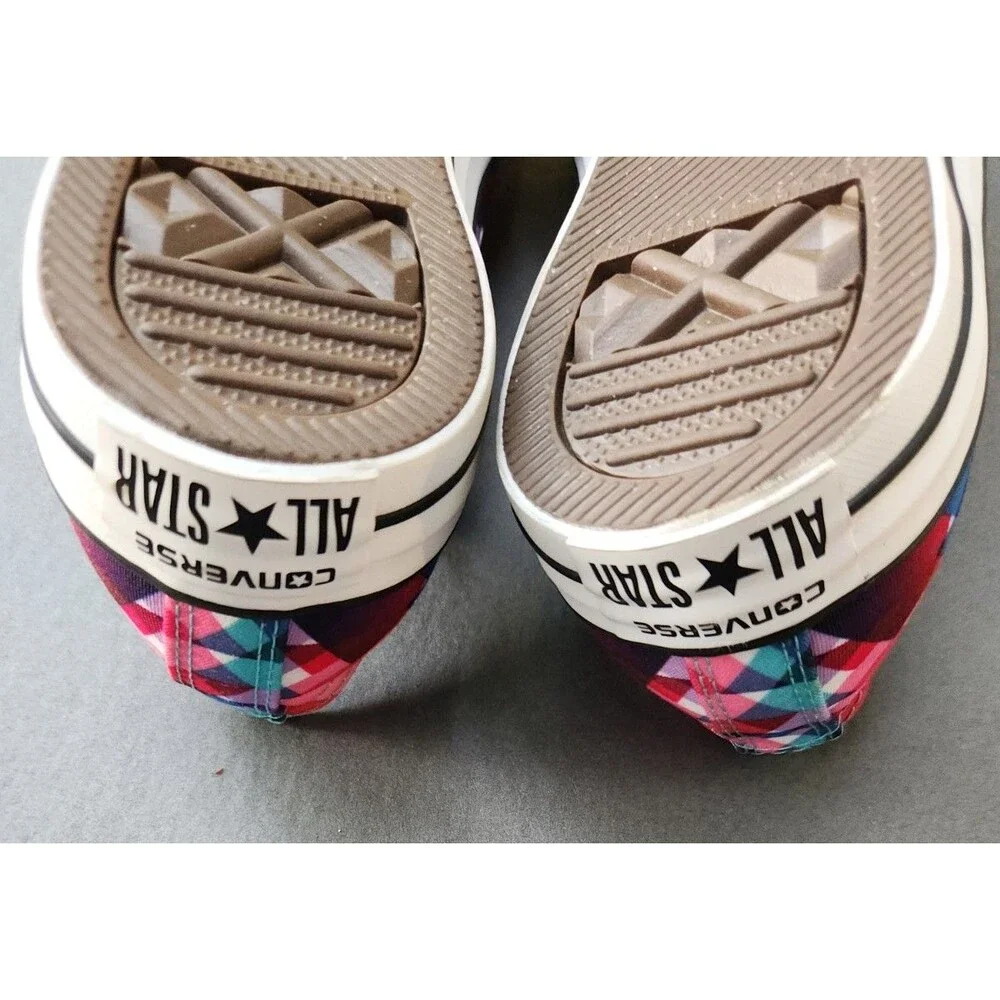 Converse All Star Low Tops Women's 10 Size Men's Size 8 Multicolor Diamond